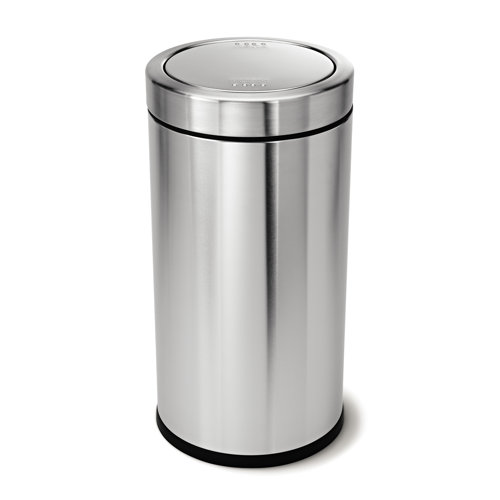 simplehuman Stainless Steel 14.5 Gallon Swing Top Trash Can & Reviews